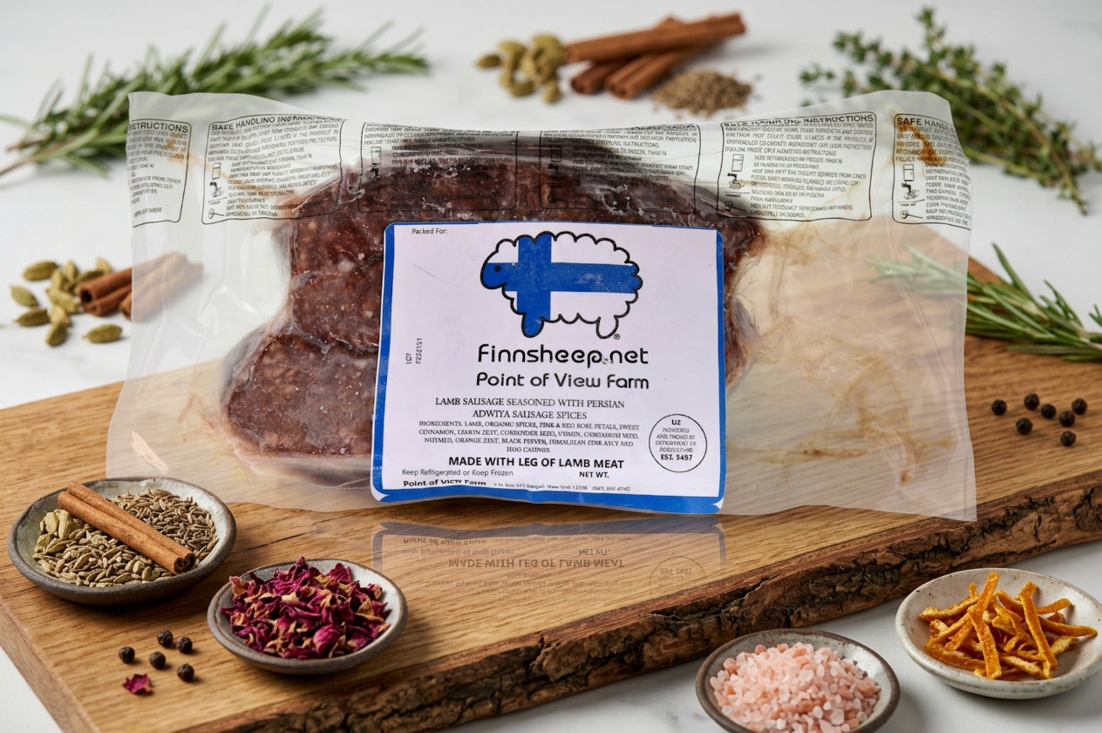 Finnsheep w/ Organic Persian Adwiya Spices