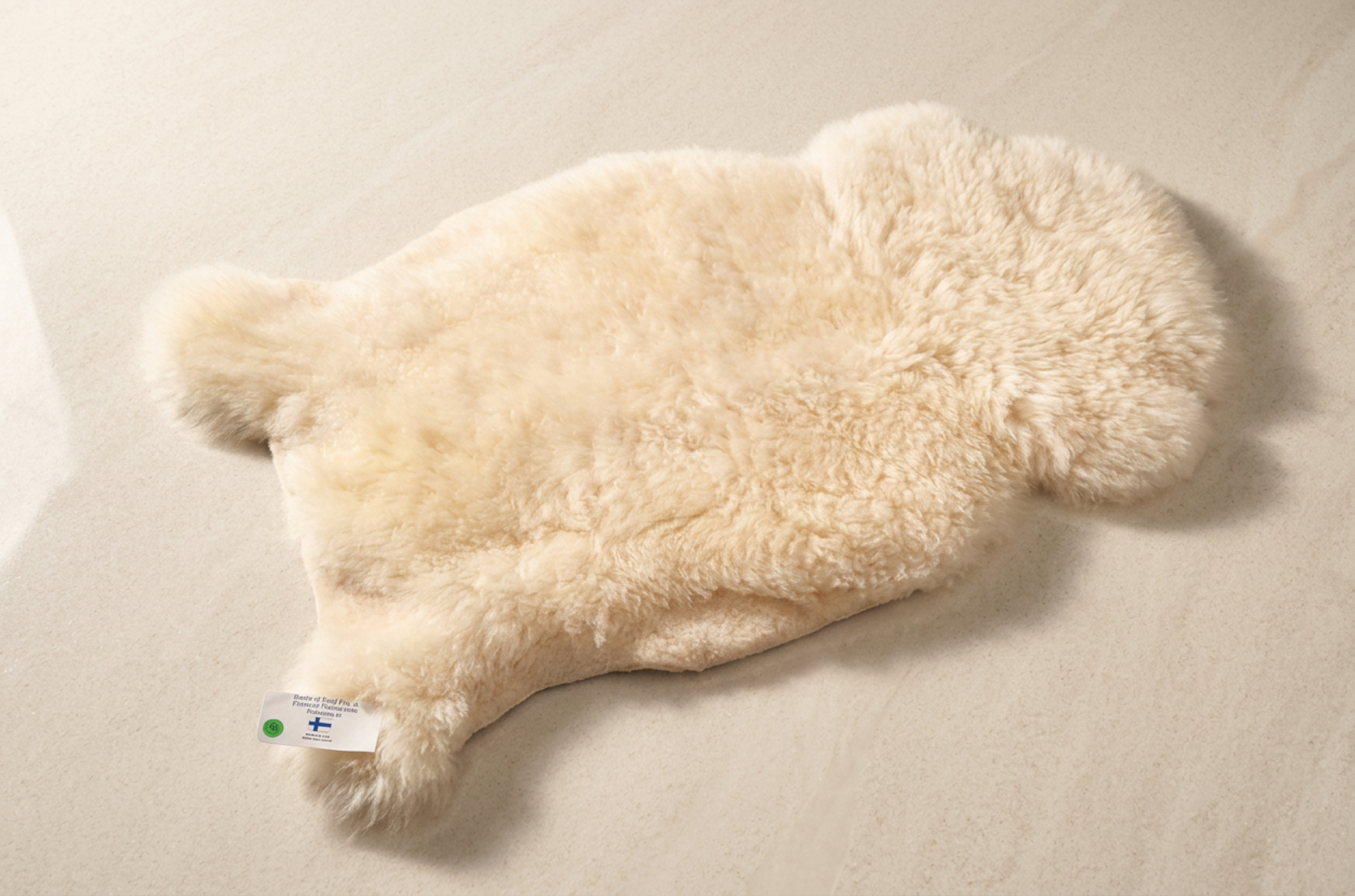 Natural White Sheepskin