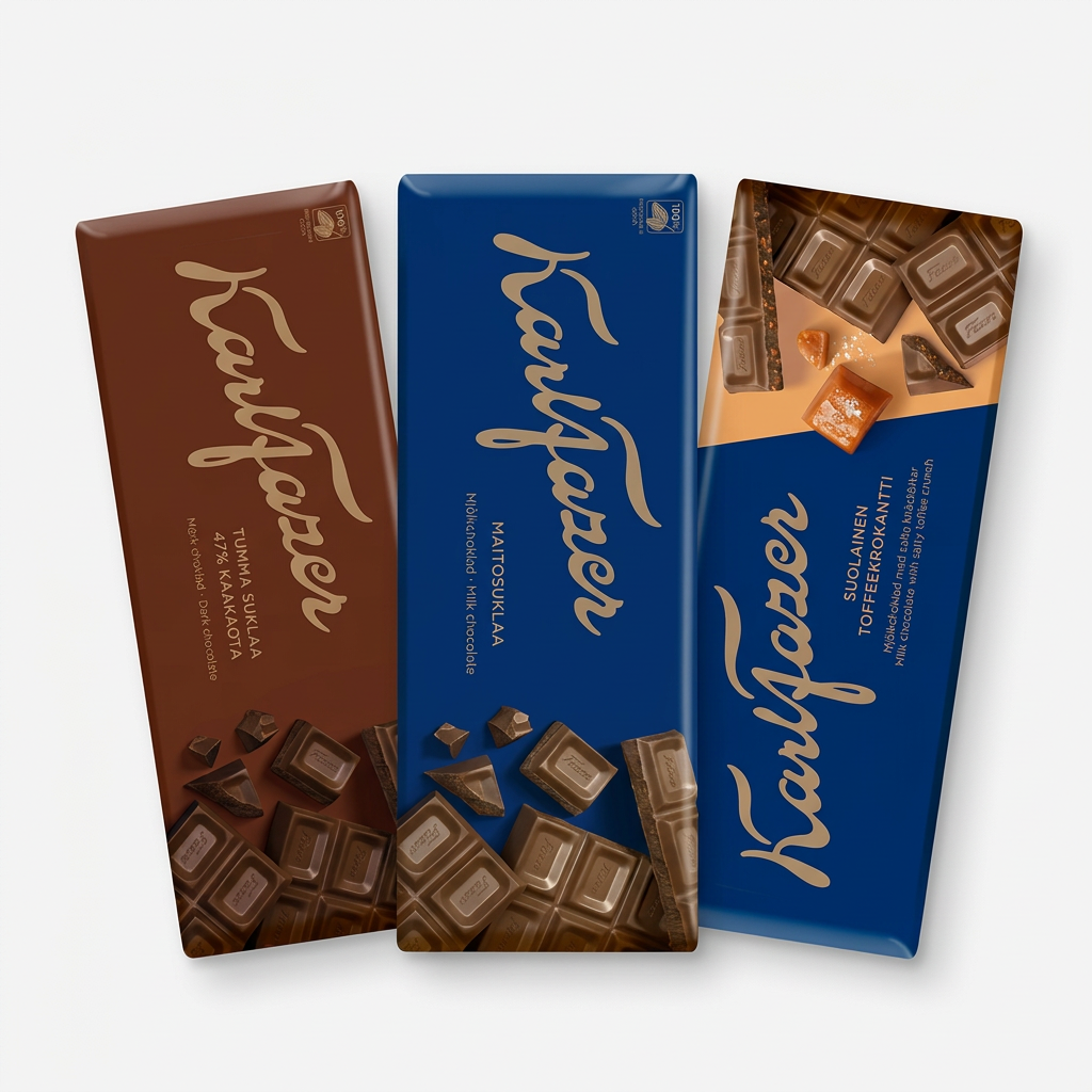 Fazer Chocolate — any three bars